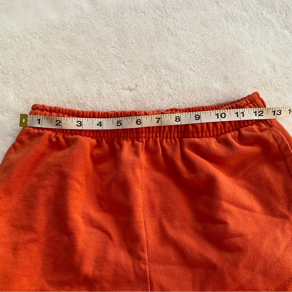 1-800-BOYS-LIE Orange 100% Cotton Sweatpants w/ Rainbow Angel Sequin Bling M - Picture 11 of 15